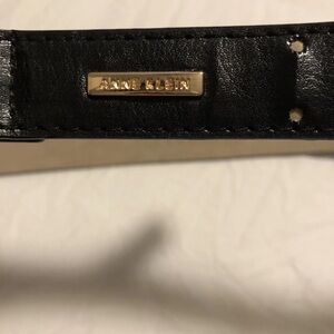 Anne Klein Black Belt with Gold Accent